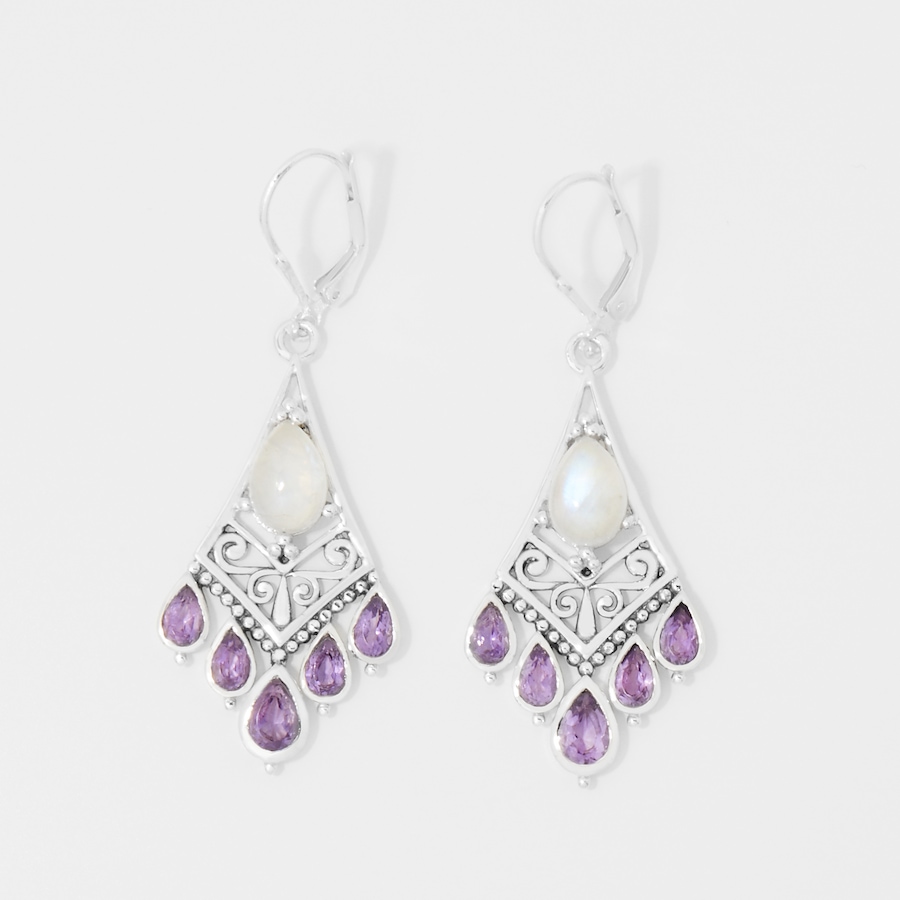 Image 249691_RWMAM.jpg, Product 249-691 / Price $179.99, Himalayan Gems Sterling Silver Gemstone Leverback Earrings from Himalayan Gems on TSC.ca's Jewellery department