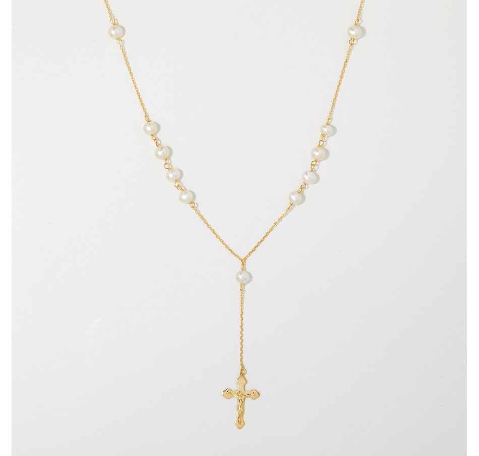 Image 249723.jpg, Product 249-723 / Price $349.99, TruGold 10K Yellow Gold Freshwater Pearl Lariat Necklace from TruGold on TSC.ca's Jewellery department