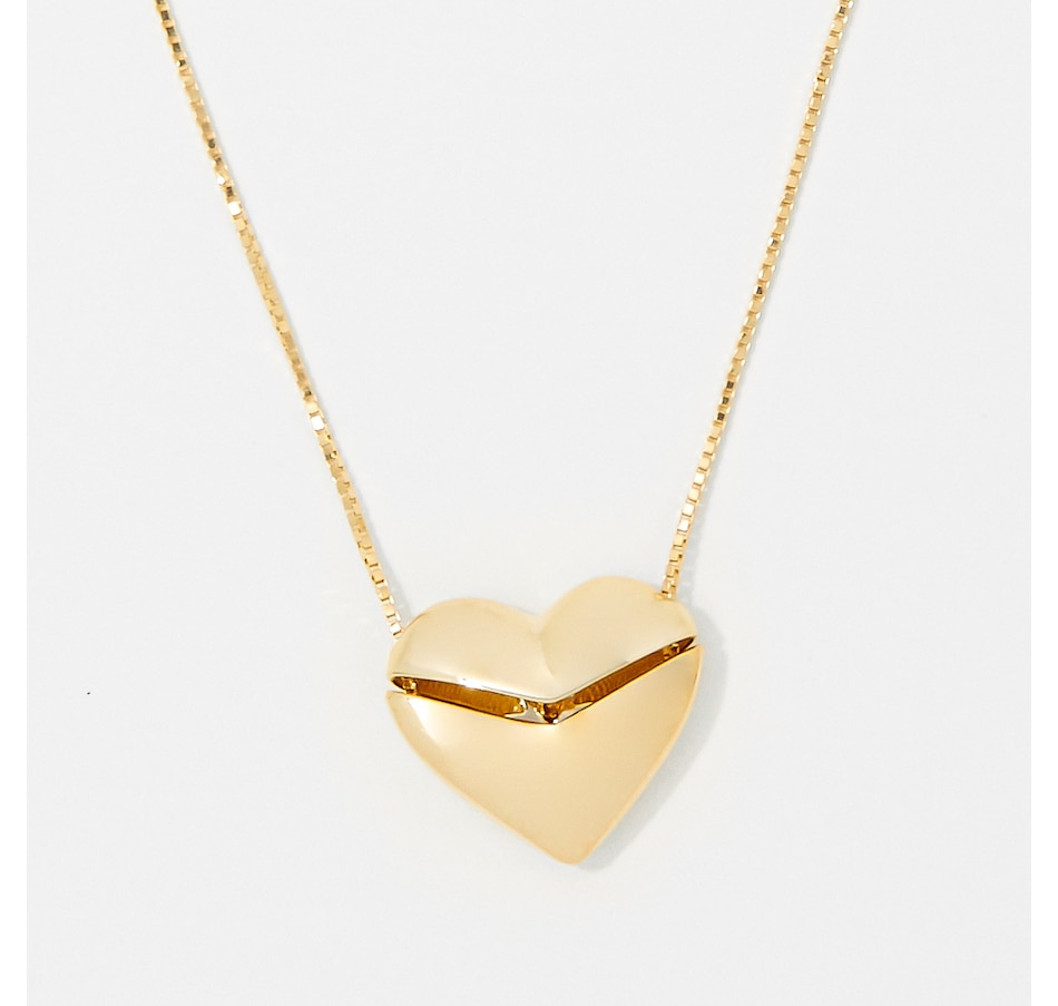 Image 249724_ALTMORE1.jpg, Product 249-724 / Price $259.99, TruGold 10K Yellow Gold Secret Letter Heart Pendant Necklace from TruGold on TSC.ca's Jewellery department