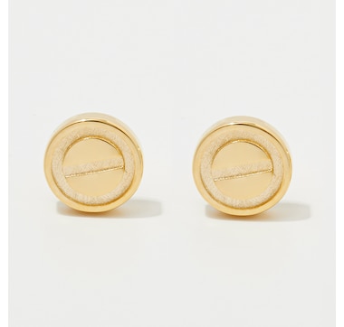 TruGold 10K Yellow Gold Screw Stud Earrings
