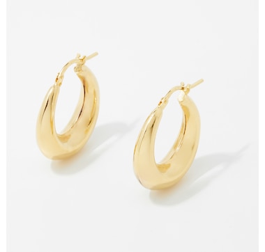 Silver Gallery Sterling Silver Hoop Earrings