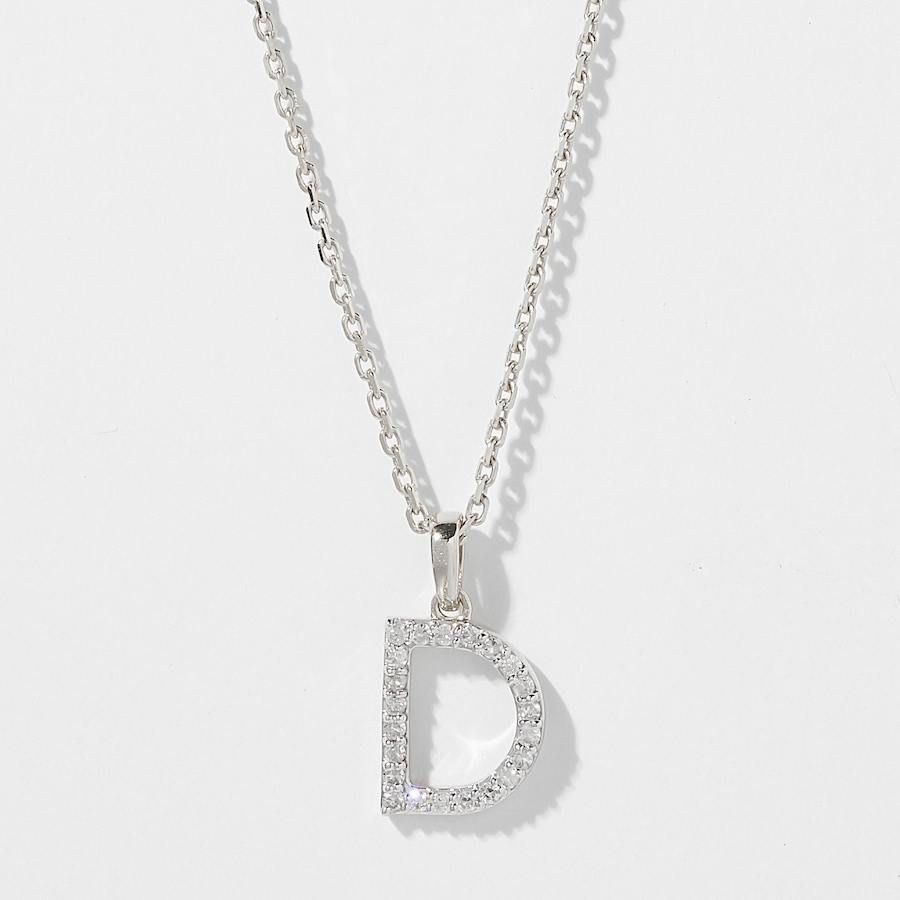 Image 249764_WGDD.jpg, Product 249-764 / Price $399.88, EVERA Diamonds 14K Gold 0.10 ctw Diamond Alphabet Pendant with Chain from Evera Diamonds on TSC.ca's Jewellery department