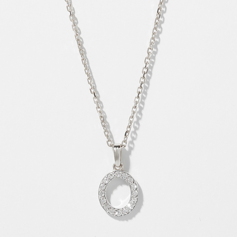 Image 249764_WGLO.jpg, Product 249-764 / Price $399.88, EVERA Diamonds 14K Gold 0.10 ctw Diamond Alphabet Pendant with Chain from Evera Diamonds on TSC.ca's Jewellery department