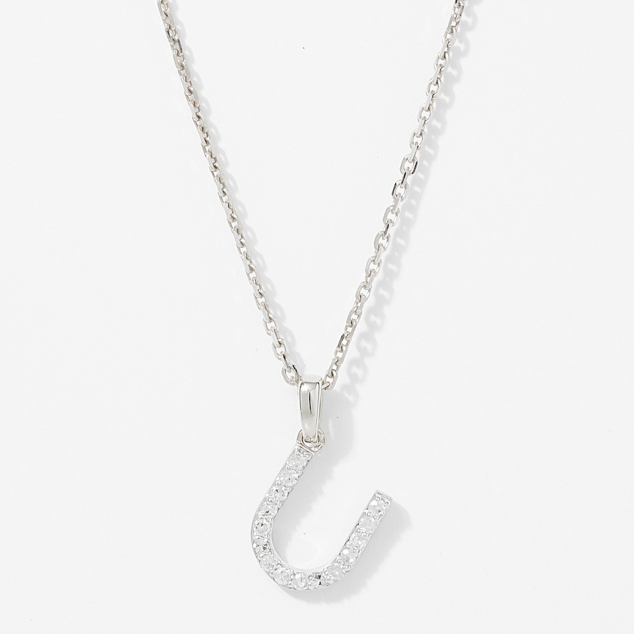 Image 249764_WGLU.jpg, Product 249-764 / Price $399.88, EVERA Diamonds 14K Gold 0.10 ctw Diamond Alphabet Pendant with Chain from Evera Diamonds on TSC.ca's Jewellery department