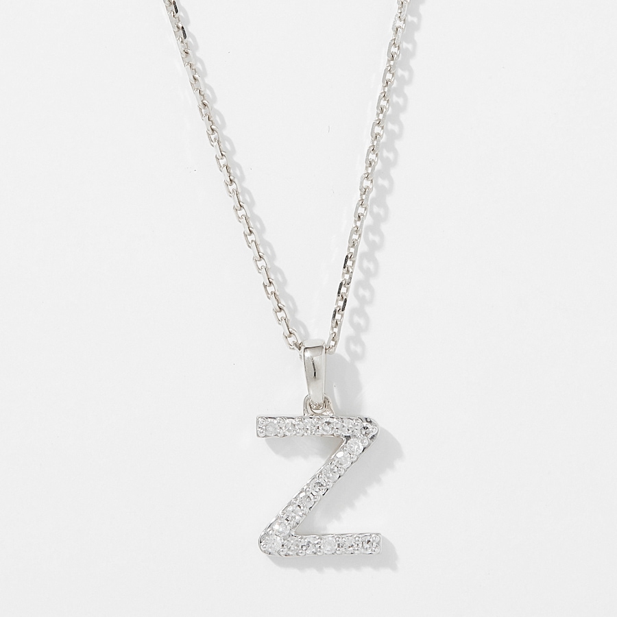 Image 249764_WGLZ.jpg, Product 249-764 / Price $399.88, EVERA Diamonds 14K Gold 0.10 ctw Diamond Alphabet Pendant with Chain from Evera Diamonds on TSC.ca's Jewellery department