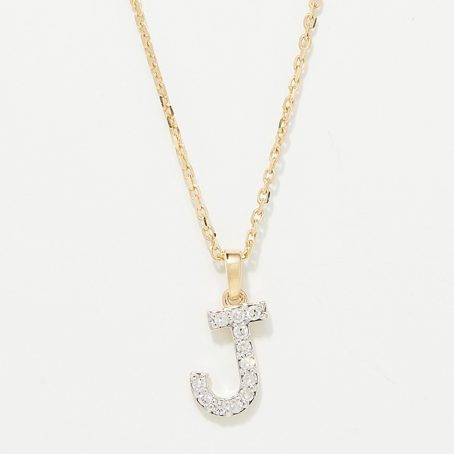 Image 249764_YGLJ.jpg, Product 249-764 / Price $399.88, EVERA Diamonds 14K Gold 0.10 ctw Diamond Alphabet Pendant with Chain from Evera Diamonds on TSC.ca's Jewellery department