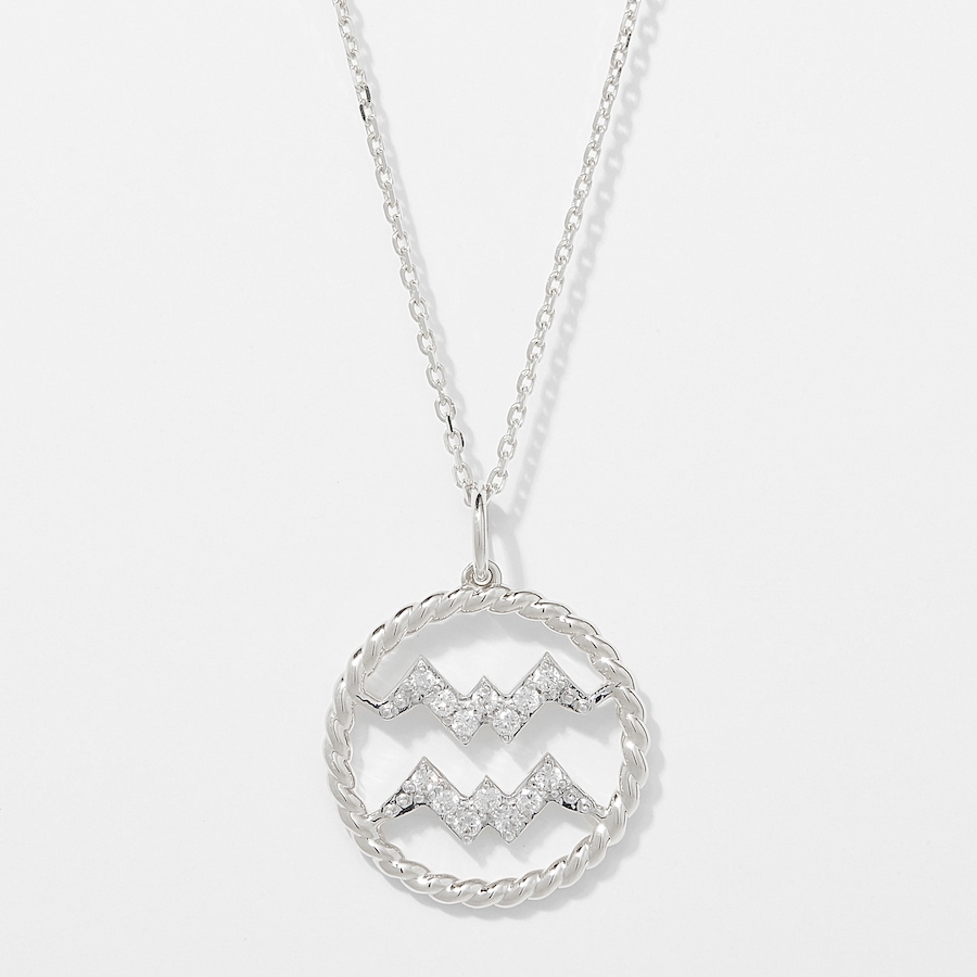 Image 249772_WGAQA.jpg, Product 249-772 / Price $699.88, EVERA Diamonds 14K Gold 0.20 ctw Diamond Zodiac Pendant with Chain from Evera Diamonds on TSC.ca's Jewellery department