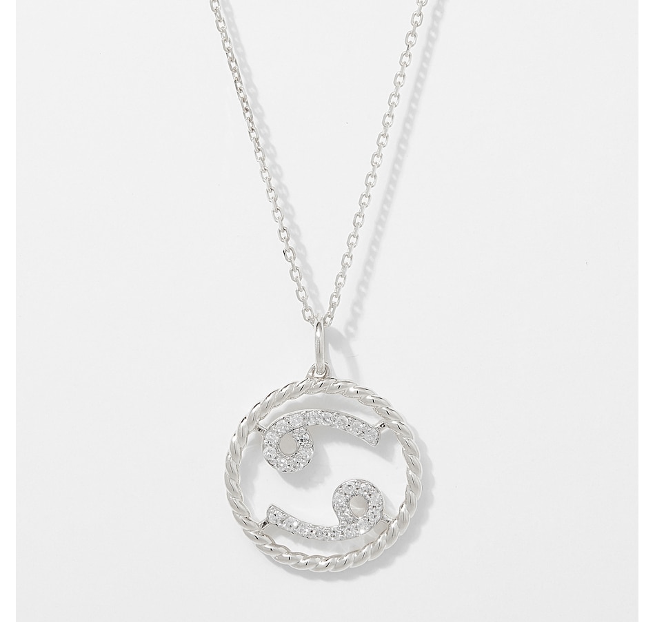 Image 249772_WGCNC.jpg, Product 249-772 / Price $799.99, EVERA Diamonds 14K Gold 0.20 ctw Diamond Zodiac Pendant with Chain from Evera Diamonds on TSC.ca's Jewellery department