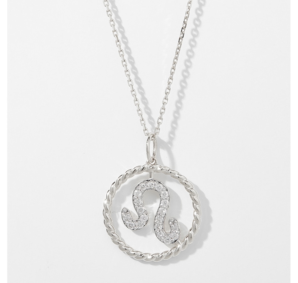 Image 249772_WGLEO.jpg, Product 249-772 / Price $799.99, EVERA Diamonds 14K Gold 0.20 ctw Diamond Zodiac Pendant with Chain from Evera Diamonds on TSC.ca's Jewellery department