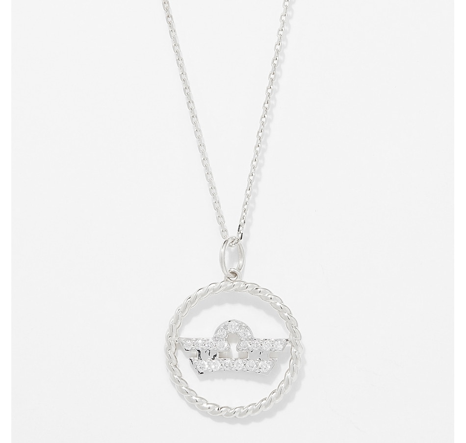 Image 249772_WGLIB.jpg, Product 249-772 / Price $799.99, EVERA Diamonds 14K Gold 0.20 ctw Diamond Zodiac Pendant with Chain from Evera Diamonds on TSC.ca's Jewellery department