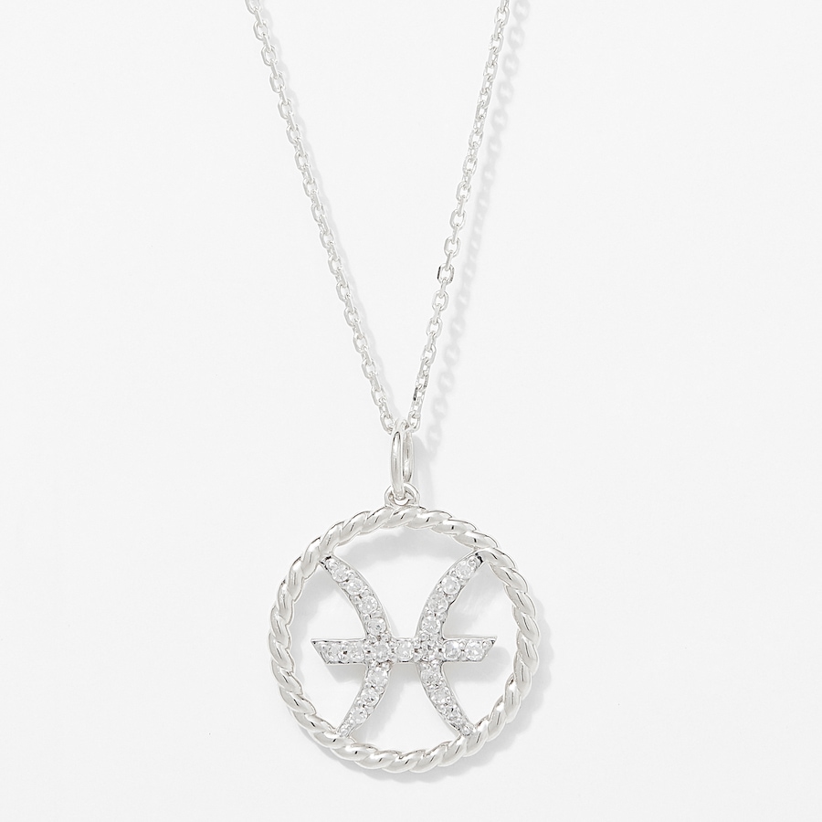 Image 249772_WGPIS.jpg, Product 249-772 / Price $699.88, EVERA Diamonds 14K Gold 0.20 ctw Diamond Zodiac Pendant with Chain from Evera Diamonds on TSC.ca's Jewellery department