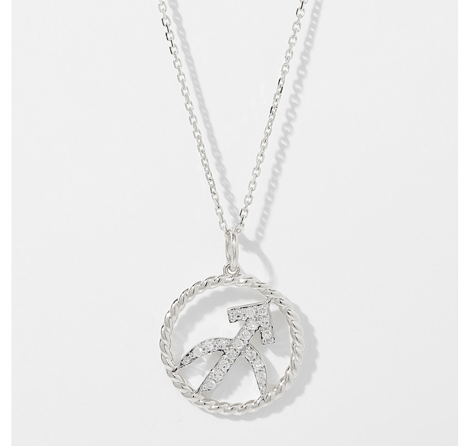 Image 249772_WGSGI.jpg, Product 249-772 / Price $799.99, EVERA Diamonds 14K Gold 0.20 ctw Diamond Zodiac Pendant with Chain from Evera Diamonds on TSC.ca's Jewellery department