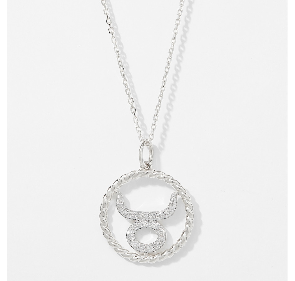 Image 249772_WGTAU.jpg, Product 249-772 / Price $799.99, EVERA Diamonds 14K Gold 0.20 ctw Diamond Zodiac Pendant with Chain from Evera Diamonds on TSC.ca's Jewellery department