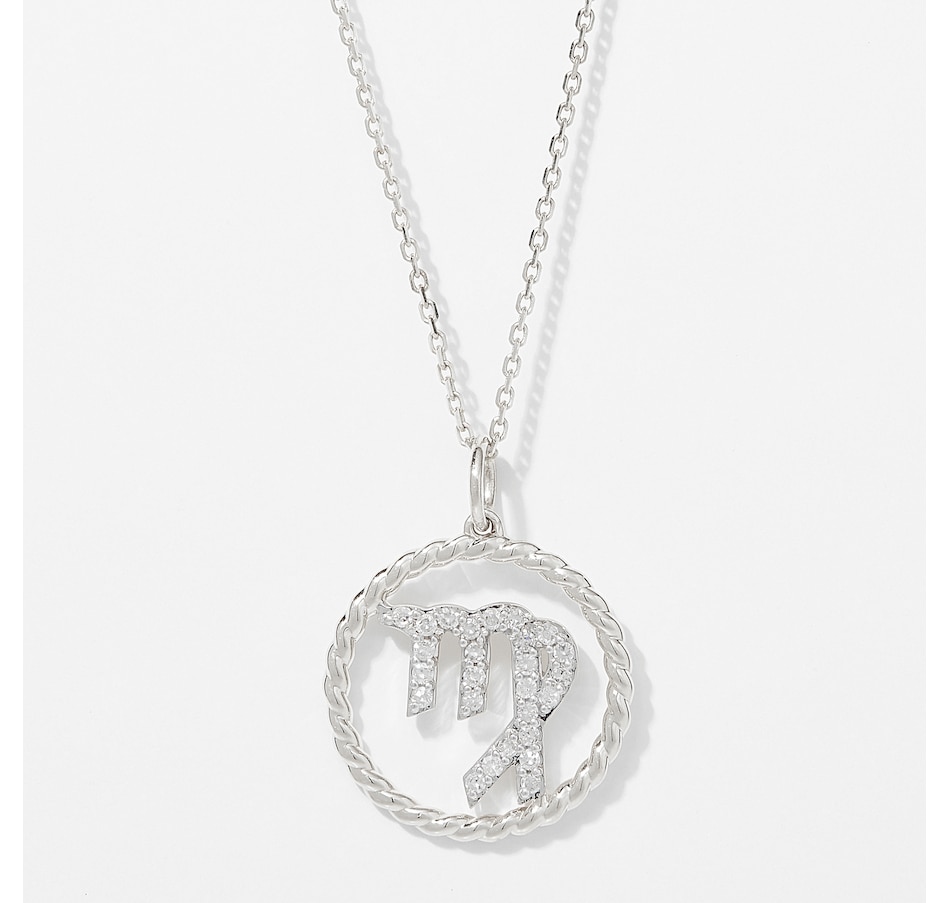 Image 249772_WGVIR.jpg, Product 249-772 / Price $799.99, EVERA Diamonds 14K Gold 0.20 ctw Diamond Zodiac Pendant with Chain from Evera Diamonds on TSC.ca's Jewellery department