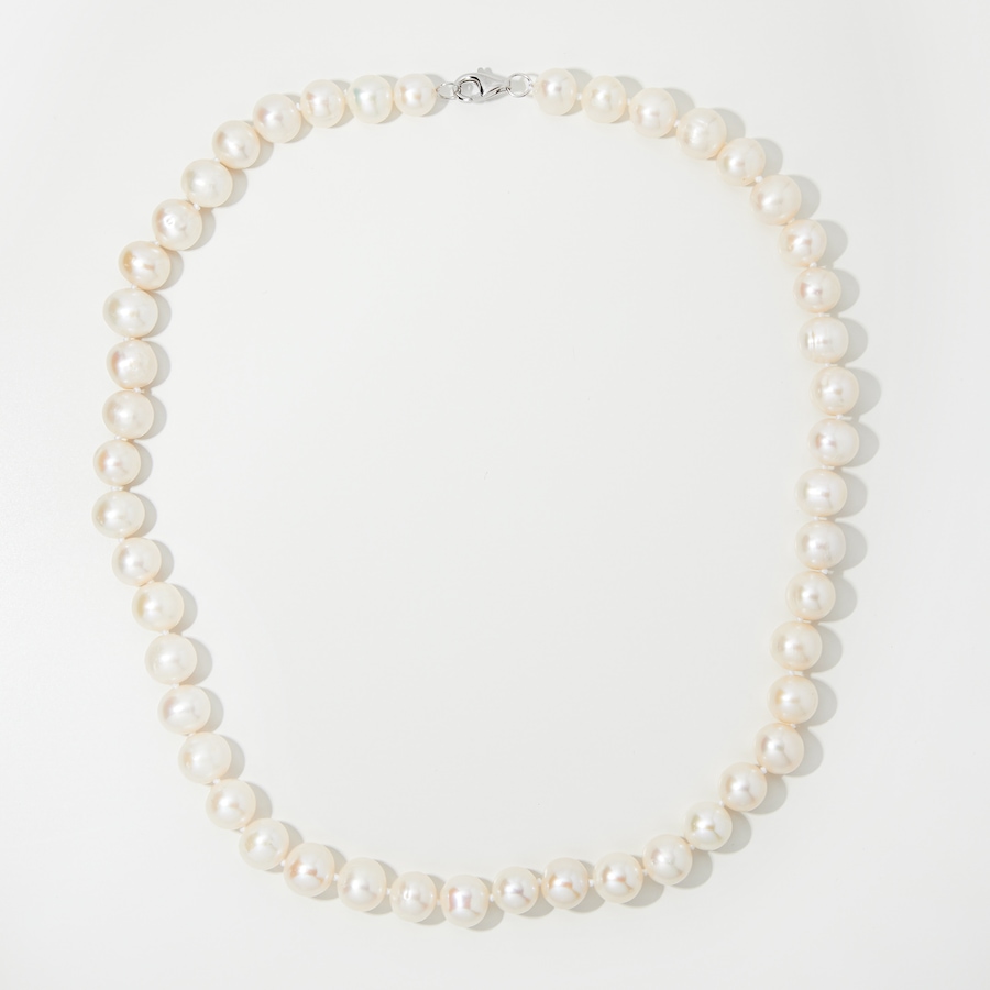 Image 249780.jpg, Product 249-780 / Price $179.99, Roz Kwan Sterling Silver 9-10mm Off Round White Freshwater Pearl Necklace from Roz Kwan Jewellery Collection on TSC.ca's Jewellery department