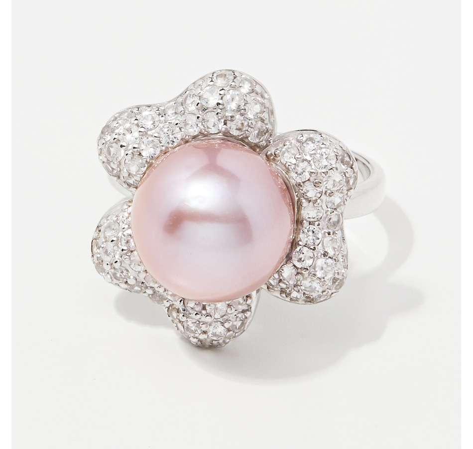 Jewellery - Rings - Roz Kwan Sterling Silver Pink Freshwater Pearl ...