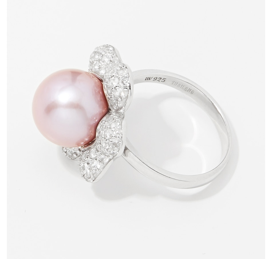 Jewellery - Rings - Roz Kwan Sterling Silver Pink Freshwater Pearl ...