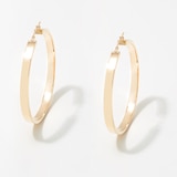 Stefano Oro 14K Yellow Gold Roma Hoop Earrings