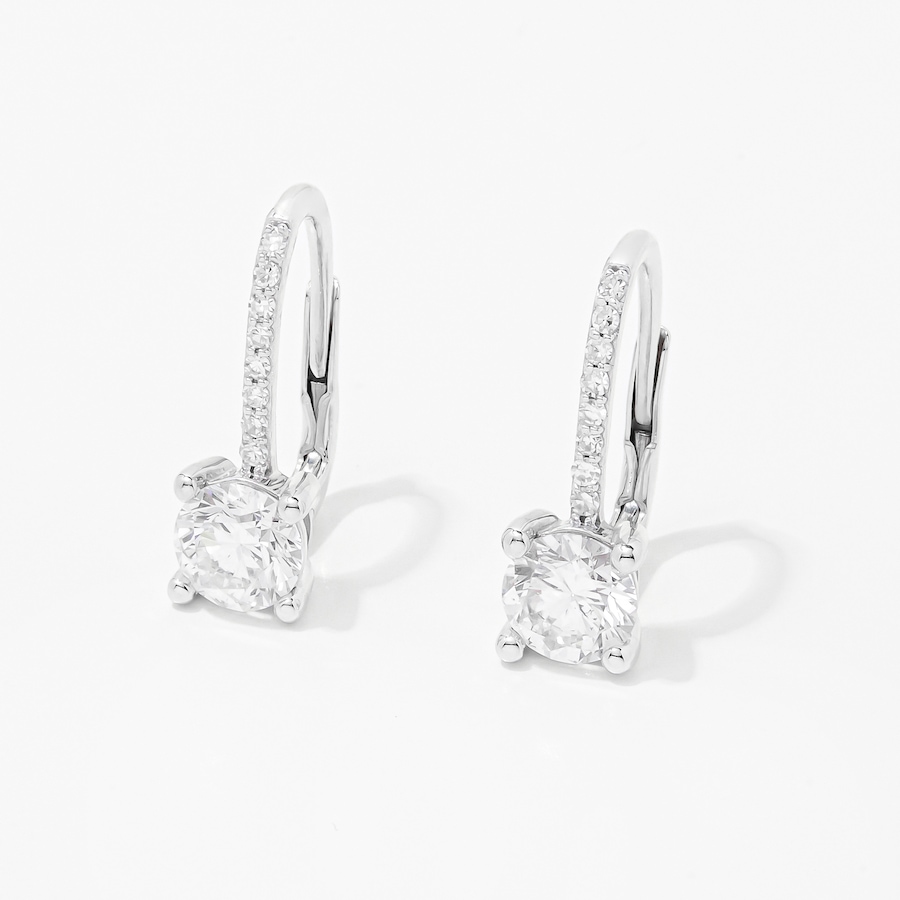 Image 249887_WG215.jpg, Product 249-887 / Price $3,299.99 - $4,699.99, EVERA Diamonds 14K Gold Diamond Leverback Earrings from Evera Diamonds on TSC.ca's Jewellery department