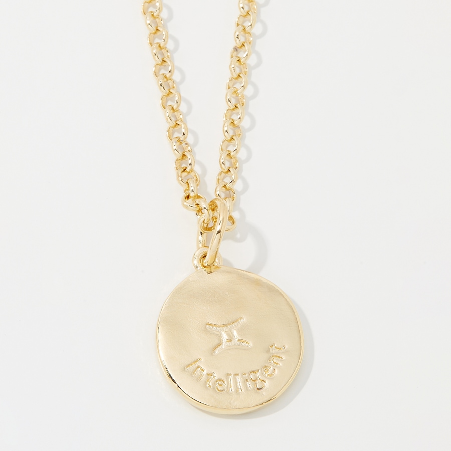 Image 249936_ALTMORE11.jpg, Product 249-936 / Price $89.99, Bronzoro 18K Yellow Gold Plate Zodiac Pendant On Baby Rolo Chain from Bronzoro on TSC.ca's Jewellery department