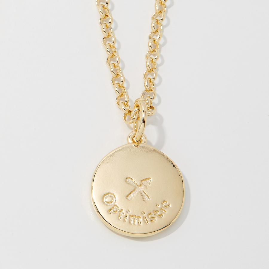 Image 249936_ALTMORE6.jpg, Product 249-936 / Price $89.99, Bronzoro 18K Yellow Gold Plate Zodiac Pendant On Baby Rolo Chain from Bronzoro on TSC.ca's Jewellery department