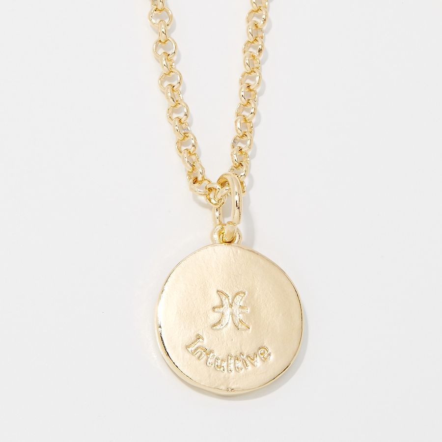 Image 249936_ALTMORE7.jpg, Product 249-936 / Price $89.99, Bronzoro 18K Yellow Gold Plate Zodiac Pendant On Baby Rolo Chain from Bronzoro on TSC.ca's Jewellery department