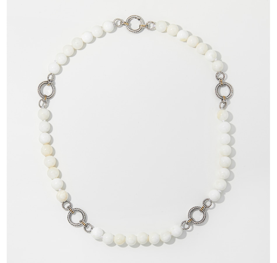 Image 249963_MOP.jpg, Product 249-963 / Price $159.33, Samuel B Collection Sterling Silver 18K Gemstone Necklace from Samuel B. Collection on TSC.ca's Jewellery department