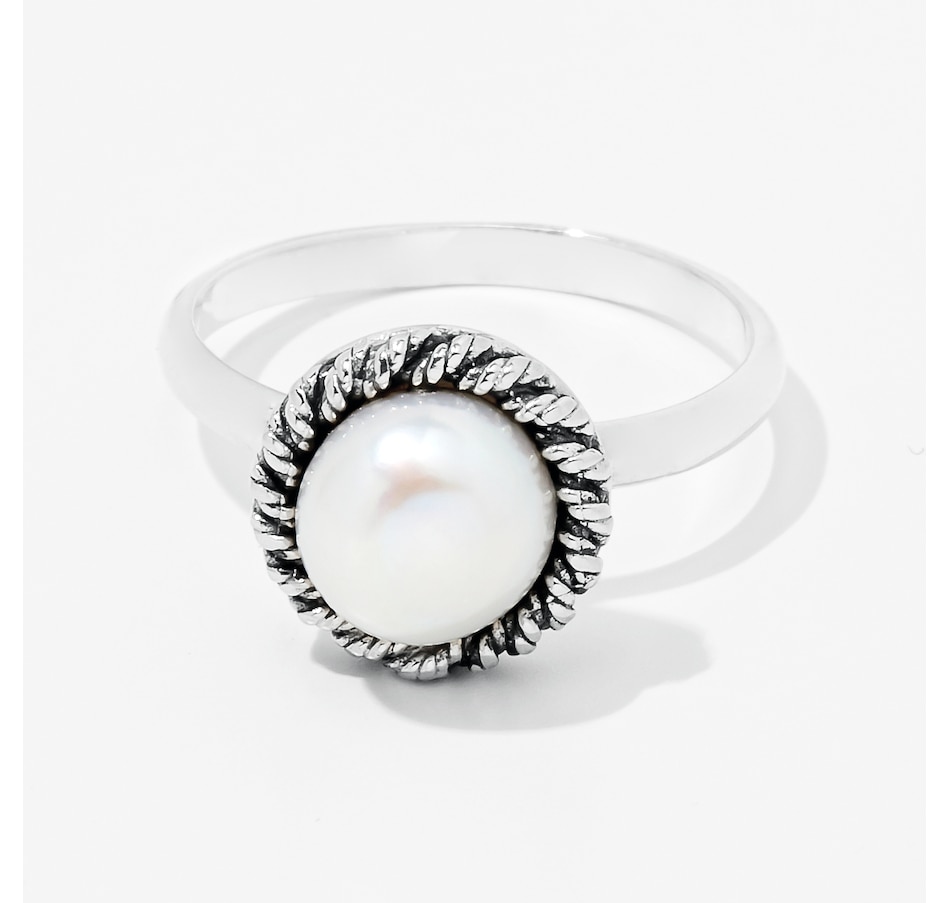 Image 249987_ALTMORE1.jpg, Product 249-987 / Price $29.33, Samuel B. Collection Sterling Silver Twisted Pearl Ring from Samuel B. Collection on TSC.ca's Jewellery department