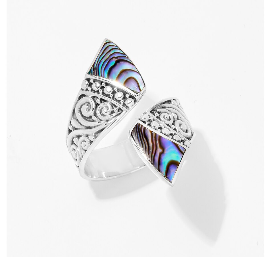 Image 249998.jpg, Product 249-998 / Price $79.88, Samuel B. Collection Sterling Silver Abalone Bypass Ring from Samuel B. Collection on TSC.ca's Jewellery department