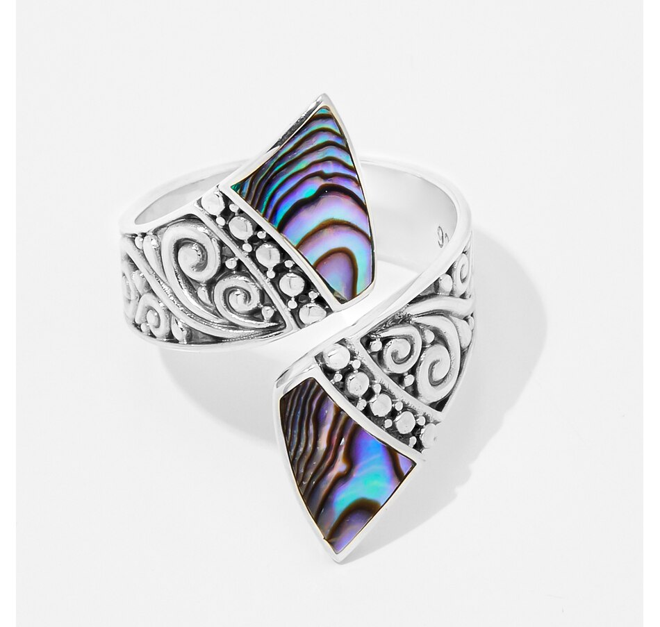 Image 249998_ALTMORE1.jpg, Product 249-998 / Price $79.88, Samuel B. Collection Sterling Silver Abalone Bypass Ring from Samuel B. Collection on TSC.ca's Jewellery department