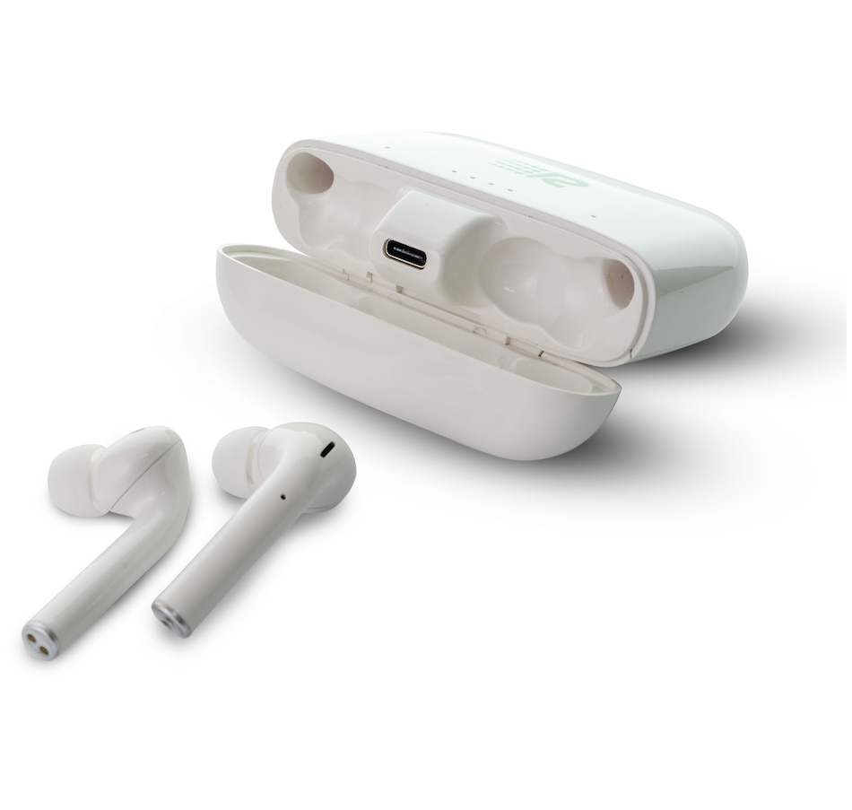 Image 251217_WHT.jpg, Product 251-217 / Price $44.99, Rush Charge 3,000 mAh Charger with Built-In Earbuds from Rush Charge on TSC.ca's Electronics department