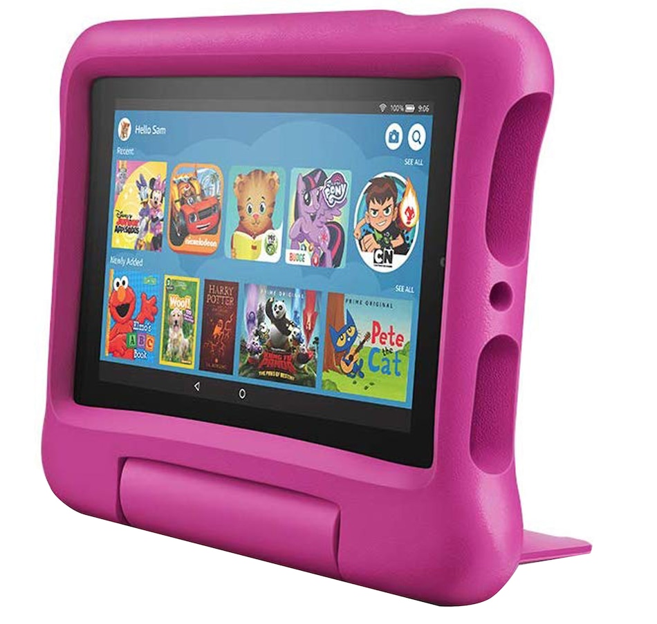 Image 251225_PNK.jpg, Product 251-225 / Price $199.99, Amazon Fire 7" 16GB Kids Edition Tablet with Kid-Proof Case and Apps Pack from Amazon on TSC.ca's Electronics department