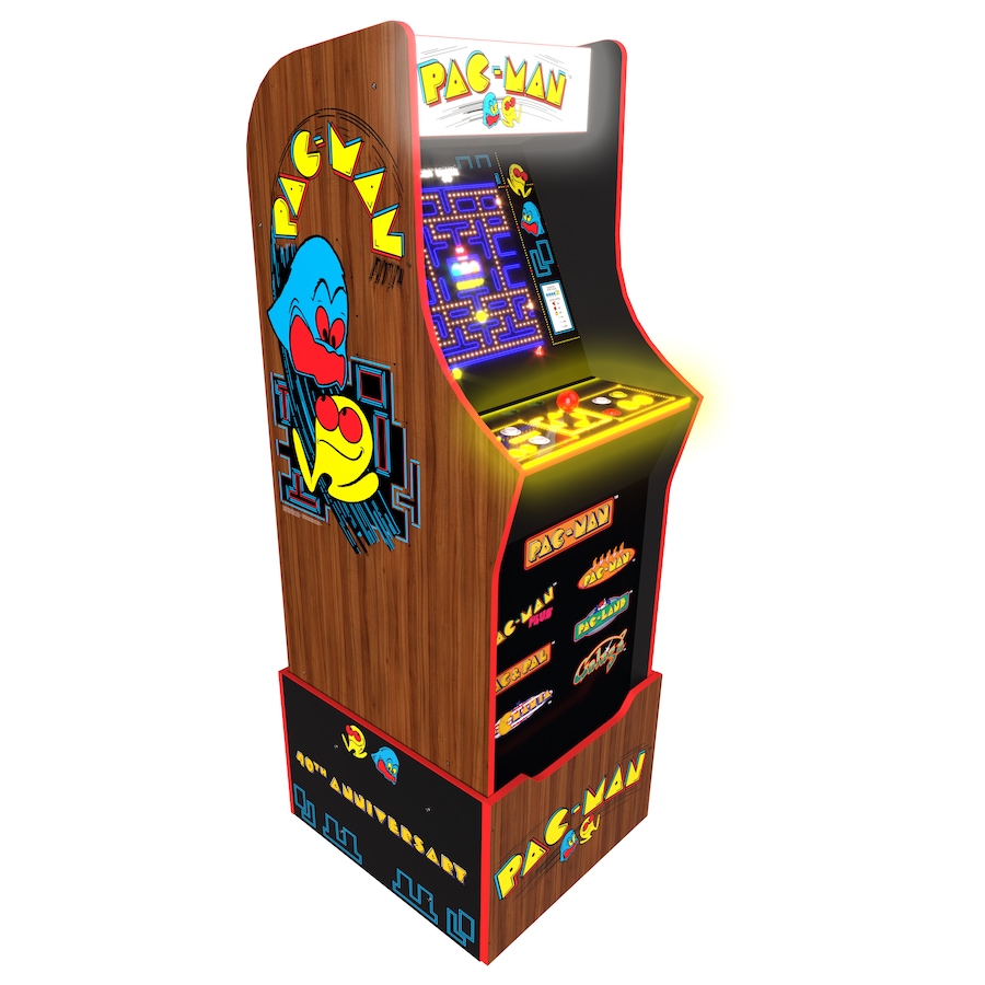 Image 251254_ALTMORE1.jpg, Product 251-254 / Price $729.99, Arcade1Up 40th Edition Pac-Man Bundle with Lit Marquee and Stool from Arcade1Up on TSC.ca's Home & Garden department
