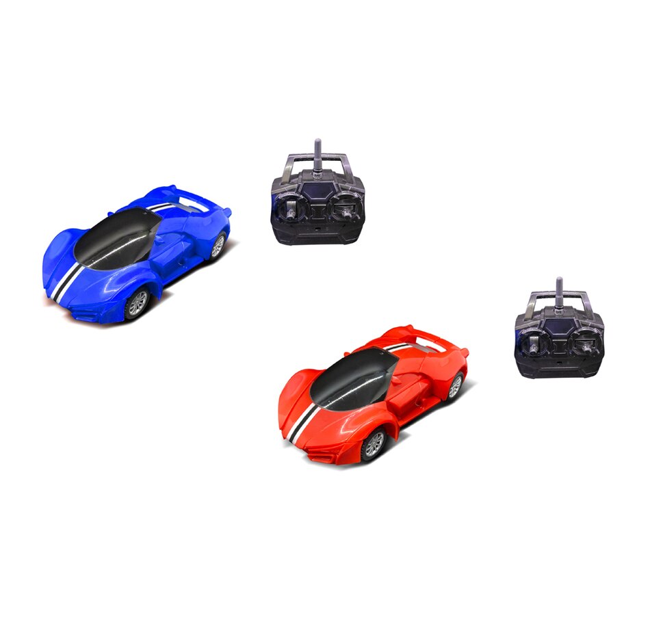 Image 251283_ALTMORE1.jpg, Product 251-283 / Price $49.99, Turbo Twister Crashnetix RC Red/Blue Cars (Set of 2) on TSC.ca's Toys & Hobbies department