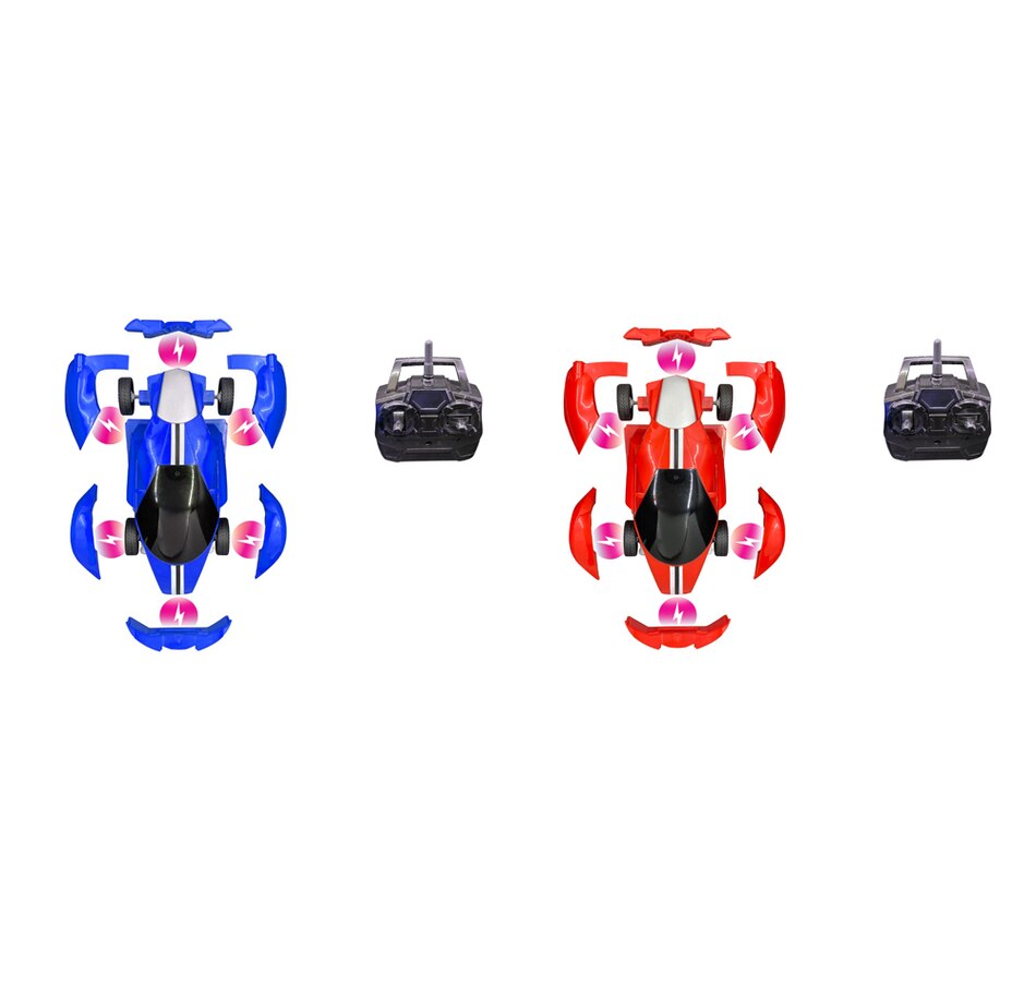 Image 251283_ALTMORE2.jpg, Product 251-283 / Price $49.99, Turbo Twister Crashnetix RC Red/Blue Cars (Set of 2) on TSC.ca's Toys & Hobbies department