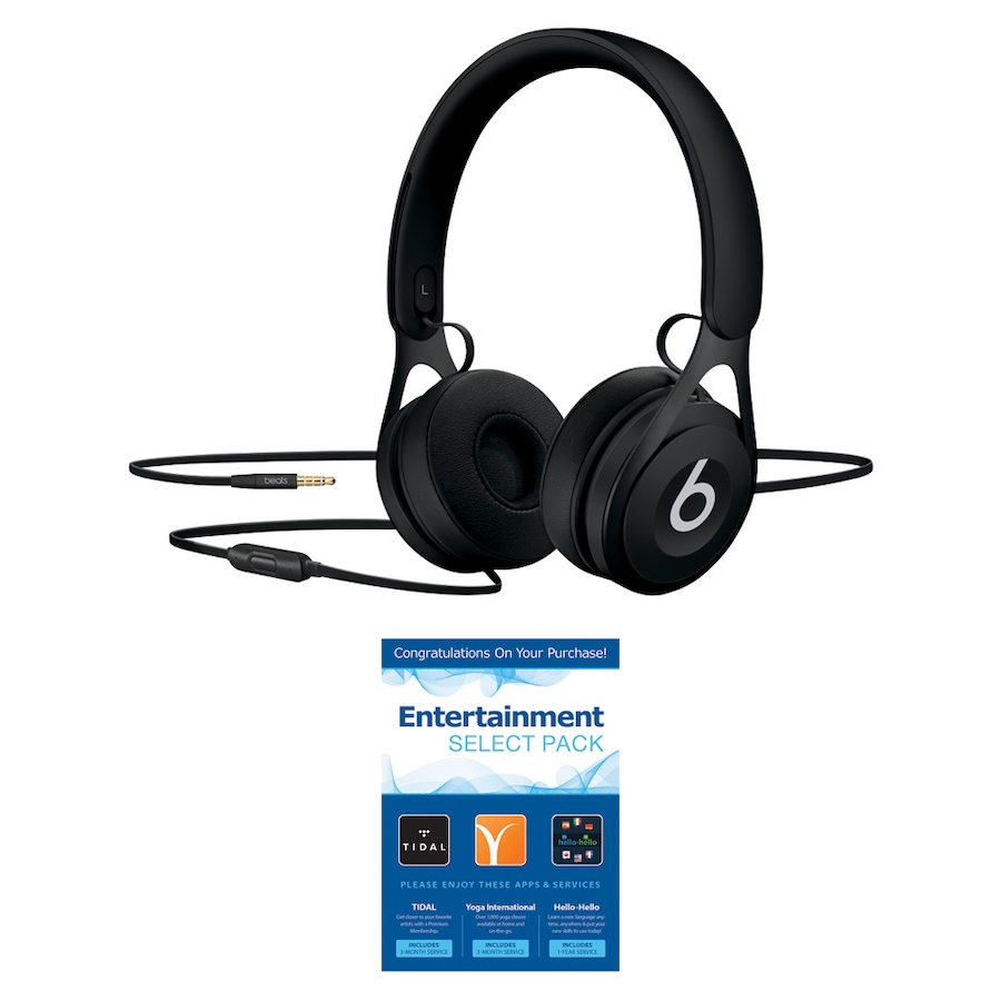 Image 251295_BLK.jpg, Product 251-295 / Price $230.00, Beats by Dr. Dre Beats EP On-Ear with In-Line Controls and Entertainment Pack from Beats by Dr. Dre on TSC.ca's Electronics department