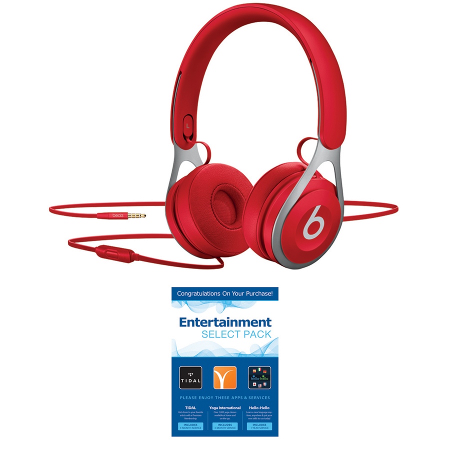 Image 251295_RED.jpg, Product 251-295 / Price $230.00, Beats by Dr. Dre Beats EP On-Ear with In-Line Controls and Entertainment Pack from Beats by Dr. Dre on TSC.ca's Electronics department