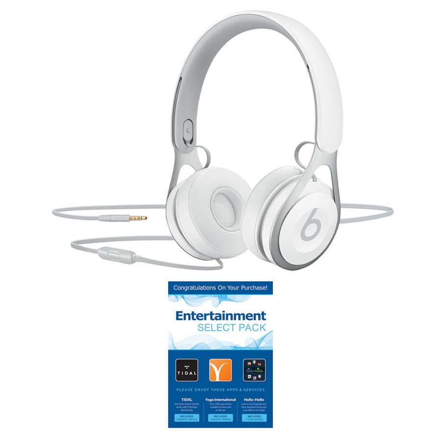 Image 251295_WHT.jpg, Product 251-295 / Price $230.00, Beats by Dr. Dre Beats EP On-Ear with In-Line Controls and Entertainment Pack from Beats by Dr. Dre on TSC.ca's Electronics department