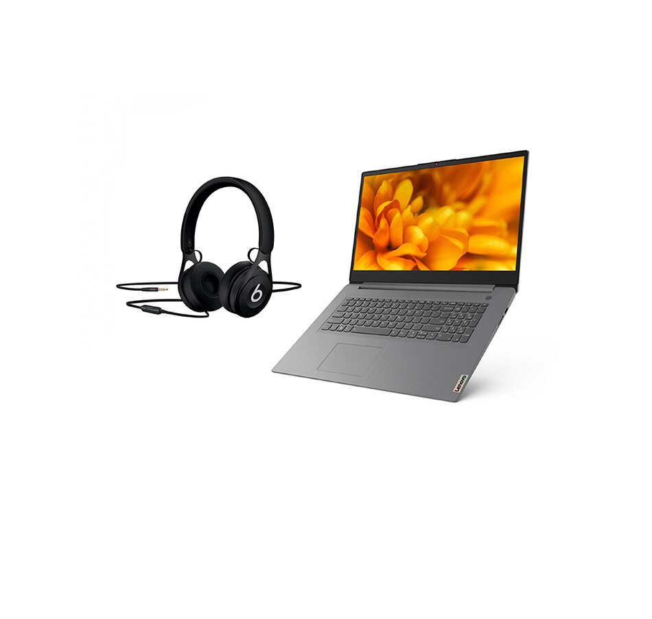 Image 251307.jpg, Product 251-307 / Price $789.99, Lenovo 17" Intel Core i3 256GB Notebook with Beats EP On-Ear Wired Headphones from Lenovo on TSC.ca's Electronics department