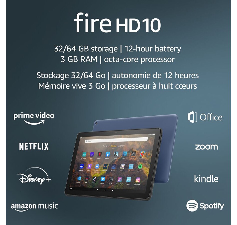 Image 251378_ALTMORE10.jpg, Product 251-378 / Price $299.78 - $339.78, New Amazon Fire HD 10.1 Tablet Bundle 32GB or 64GB (2021 release) and Family Essentials Software Pack from Amazon on TSC.ca's Electronics department