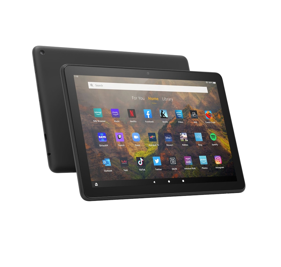 Image 251378_BLK.jpg, Product 251-378 / Price $299.78 - $339.78, New Amazon Fire HD 10.1 Tablet Bundle 32GB or 64GB (2021 release) and Family Essentials Software Pack from Amazon on TSC.ca's Electronics department