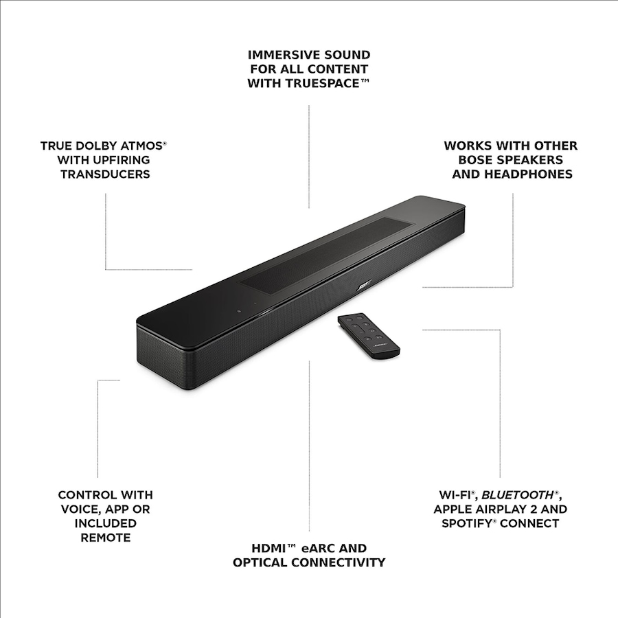 Image 251381_ALTMORE5.jpg, Product 251-381 / Price $609.00, Bose Smart Soundbar 600 from Bose on TSC.ca's Electronics department