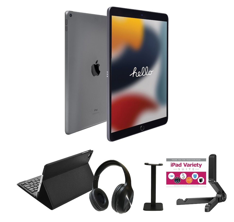 Image 251390_SEGBK.jpg, Product 251-390 / Price $839.95 - $1,039.95, Apple iPad 10.2 64GB or 256GB Tablet Bundle (9th generation, 2021) from Apple on TSC.ca's Electronics department