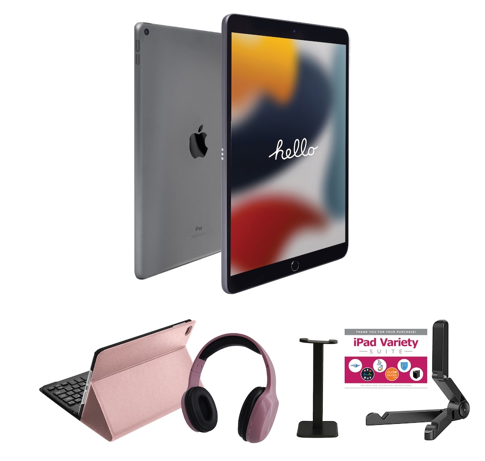 Image 251390_SEGGD.jpg, Product 251-390 / Price $839.95 - $1,039.95, Apple iPad 10.2 64GB or 256GB Tablet Bundle (9th generation, 2021) from Apple on TSC.ca's Electronics department