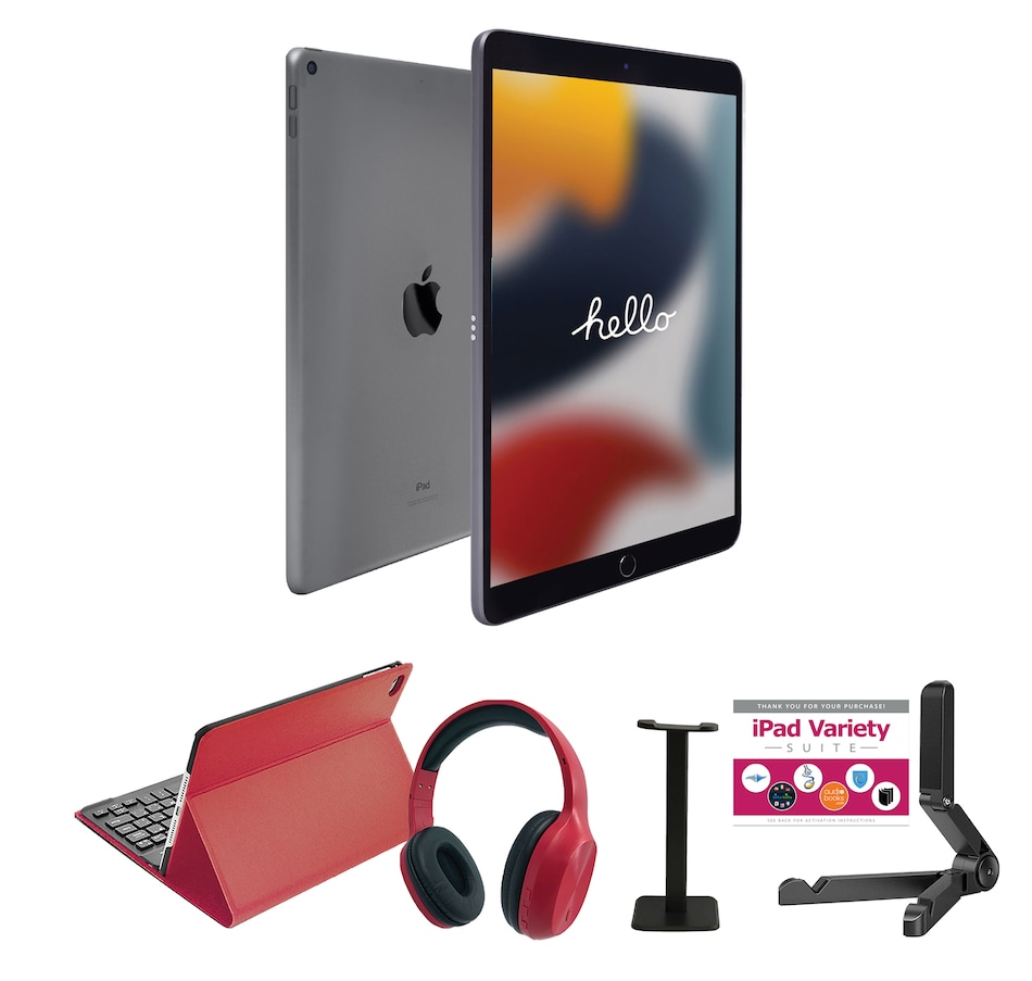 Image 251390_SEGRD.jpg, Product 251-390 / Price $839.95 - $1,039.95, Apple iPad 10.2 64GB or 256GB Tablet Bundle (9th generation, 2021) from Apple on TSC.ca's Electronics department