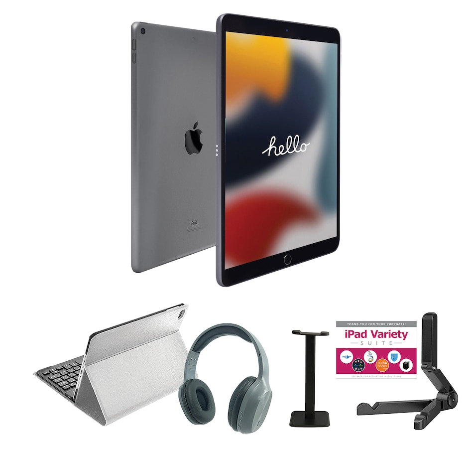 Image 251390_SEGSV.jpg, Product 251-390 / Price $739.99, Apple iPad 10.2 64GB or 256GB Tablet Bundle (9th generation, 2021) from Apple on TSC.ca's Electronics department
