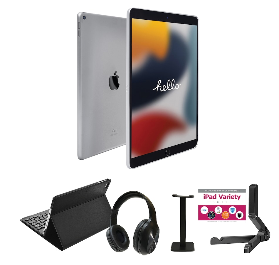 Image 251390_SLK.jpg, Product 251-390 / Price $839.95 - $1,039.95, Apple iPad 10.2 64GB or 256GB Tablet Bundle (9th generation, 2021) from Apple on TSC.ca's Electronics department