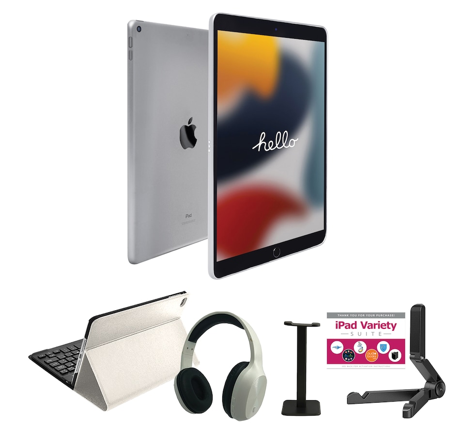 Image 251390_SRW.jpg, Product 251-390 / Price $839.95 - $1,039.95, Apple iPad 10.2 64GB or 256GB Tablet Bundle (9th generation, 2021) from Apple on TSC.ca's Electronics department
