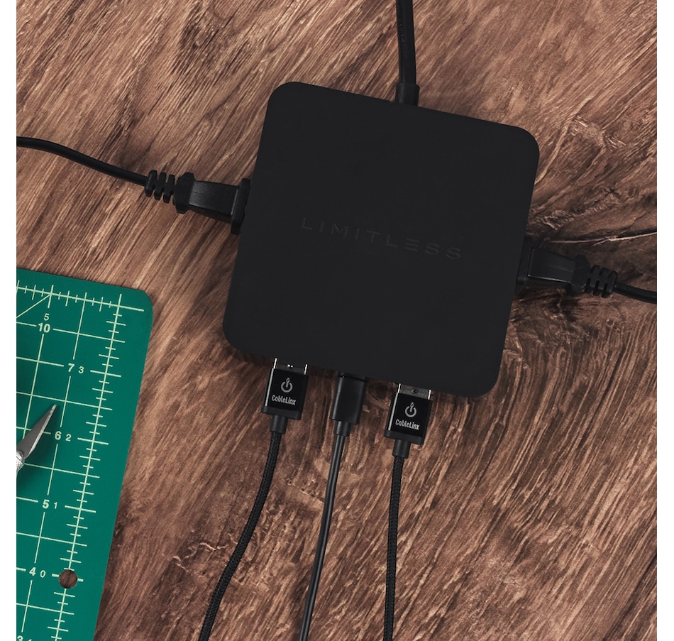 Image 251392_ALTMORE7.jpg, Product 251-392 / Price $69.99, Limitless PowerPro 5-Device Charger with USB, Type-C,and AC from Studebaker on TSC.ca's Electronics department