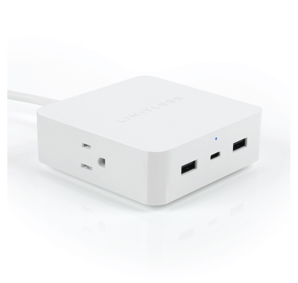 Image 251392_WHT.jpg, Product 251-392 / Price $69.99, Limitless PowerPro 5-Device Charger with USB, Type-C,and AC from Studebaker on TSC.ca's Electronics department